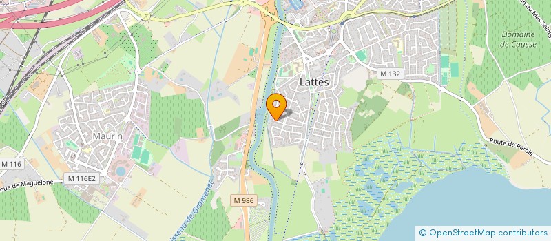 localisation de l'entreprise HOLDING HBS à LATTES