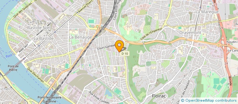 localisation de l'entreprise HOLDING HBX à FLOIRAC