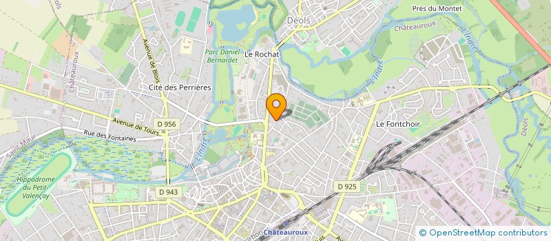 localisation de l'entreprise HOLDING HC à CHATEAUROUX