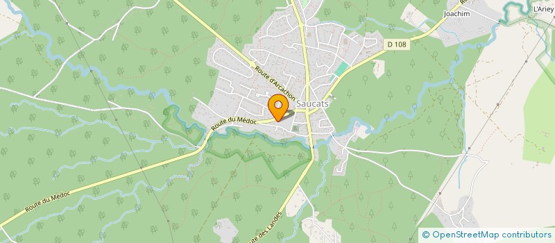 localisation de l'entreprise HOLDING HCL  SAUCATS