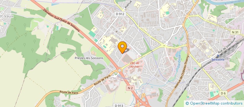 localisation de l'entreprise HOLDING HE SHI à SOISSONS