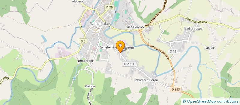 localisation de l'entreprise HOLDING HEGO ALDE  SAINT-PALAIS