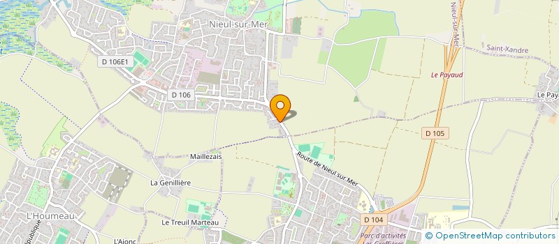 localisation de l'entreprise HOLDING HELBEL  NIEUL-SUR-MER