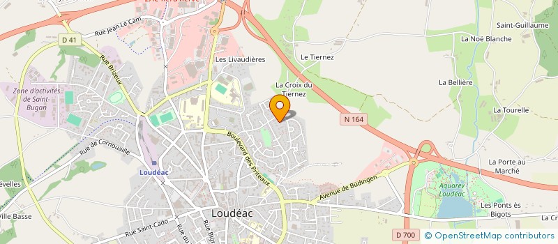localisation de l'entreprise HOLDING HEMONIC à LOUDEAC