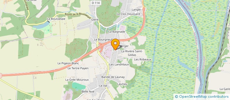 localisation de l'entreprise HOLDING HERVIEUX TUDUAL  ALLAIRE