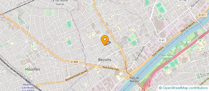 localisation de l'entreprise HOLDING HES à BEZONS