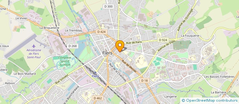 localisation de l'entreprise HOLDING HGC à FLERS