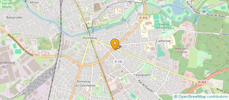 localisation de l'entreprise HOLDING HKR  LE MANS