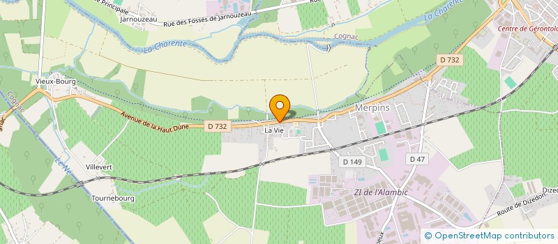 localisation de l'entreprise HOLDING HODE-LABESSE à MERPINS