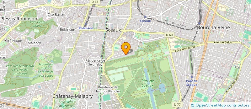 localisation de l'entreprise HOLDING HOFABI à SCEAUX