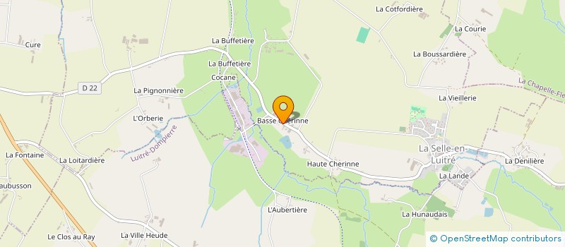 localisation de l'entreprise HOLDING HOGGART  LA SELLE-EN-LUITRE