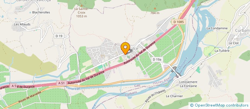 localisation de l'entreprise HOLDING HORIZON  LA SAULCE