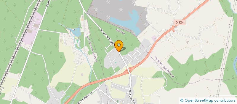 localisation de l'entreprise HOLDING HORIZON GROUPE VGZ  TETHIEU