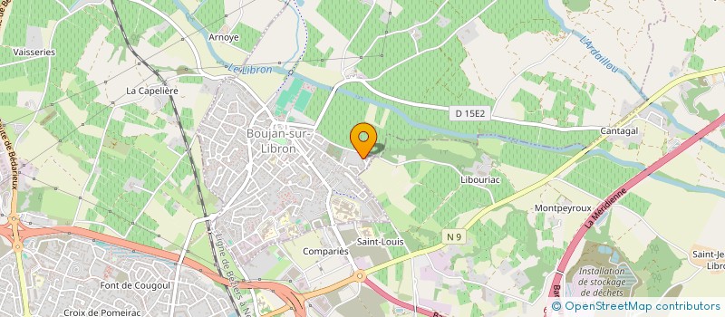 localisation de l'entreprise HOLDING HORIZON VENTURES à BOUJAN-SUR-LIBRON
