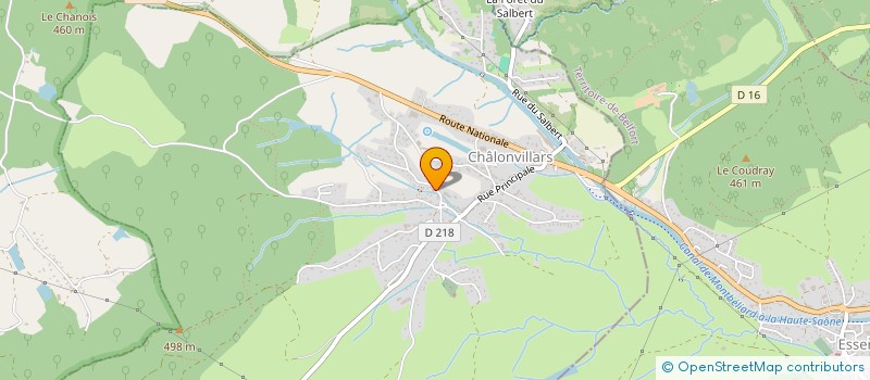 localisation de l'entreprise HOLDING HOSSLY  CHALONVILLARS