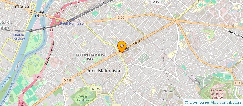 localisation de l'entreprise HOLDING HOTELIERE DE PARIS à RUEIL-MALMAISON