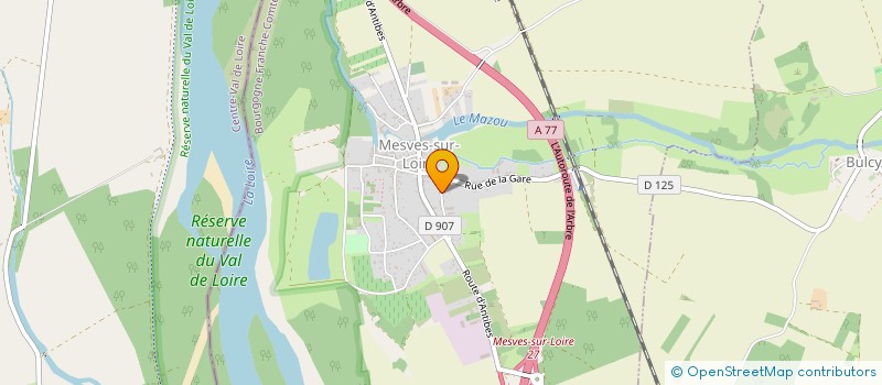 localisation de l'entreprise HOLDING HOUARD à MESVES SUR LOIRE