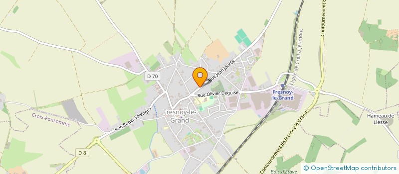 localisation de l'entreprise HOLDING HOUTCH à FRESNOY-LE-GRAND
