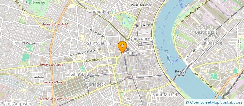 localisation de l'entreprise HOLDING HSN  BORDEAUX