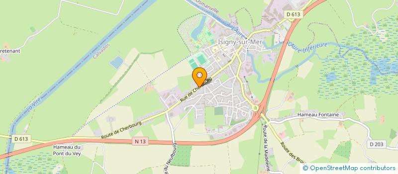 localisation de l'entreprise HOLDING HUAULT  ISIGNY-SUR-MER