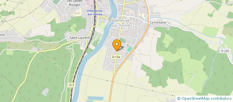 localisation de l'entreprise HOLDING HUET JULIEN  VILLENEUVE-SUR-YONNE