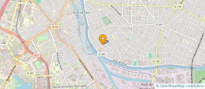 localisation de l'entreprise HOLDING HUGO à SAINT-MAUR-DES-FOSSES