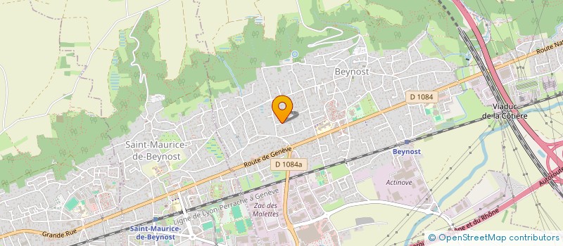 localisation de l'entreprise HOLDING HUGOUNENC  BEYNOST