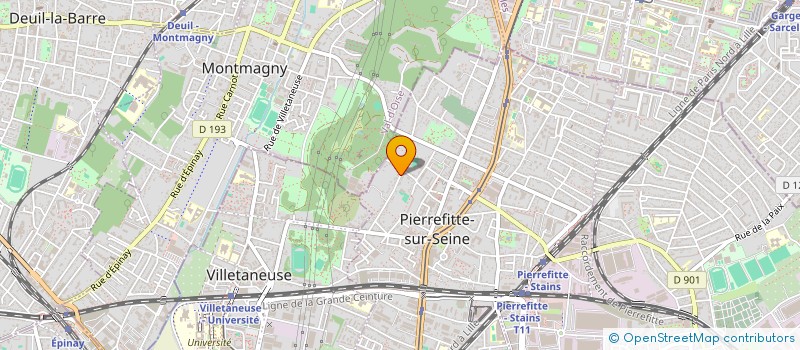 localisation de l'entreprise HOLDING HUSSAIN à PIERREFITTE-SUR-SEINE