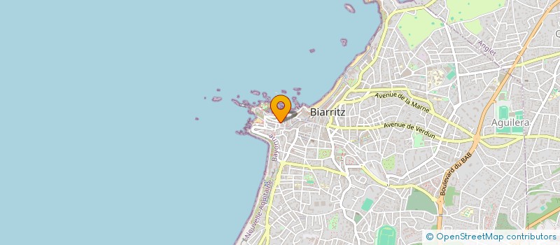 localisation de l'entreprise HOLDING I.H.M à BIARRITZ
