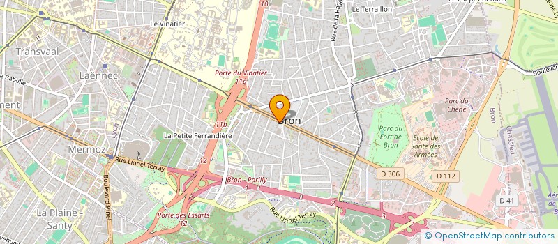 localisation de l'entreprise HOLDING IB à BRON