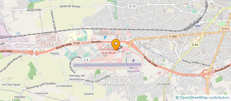 localisation de l'entreprise HOLDING ICG  MIRANDOL-BOURGNOUNAC