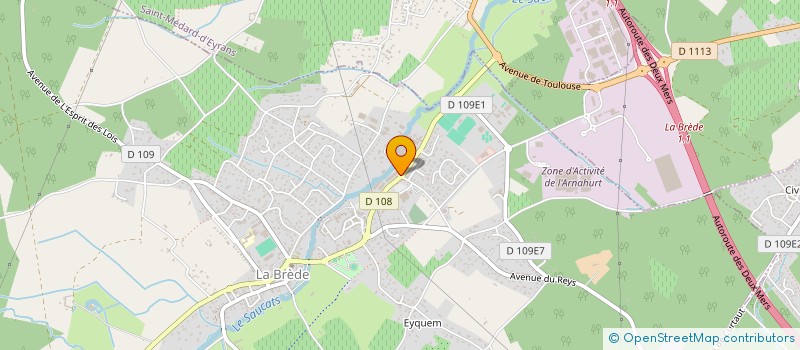 localisation de l'entreprise HOLDING ID3J MARTINEAU  LA BREDE