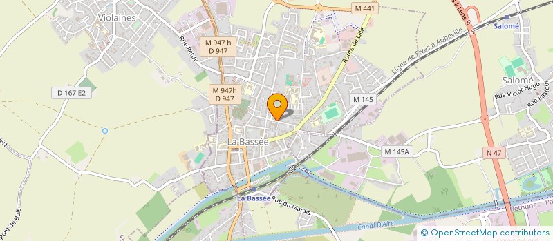 localisation de l'entreprise HOLDING IKIGAI  LA BASSEE