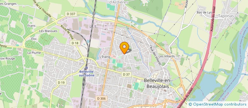 localisation de l'entreprise HOLDING IKN  BELLEVILLE-EN-BEAUJOLAIS