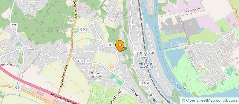 localisation de l'entreprise HOLDING IKY à ORGEVAL