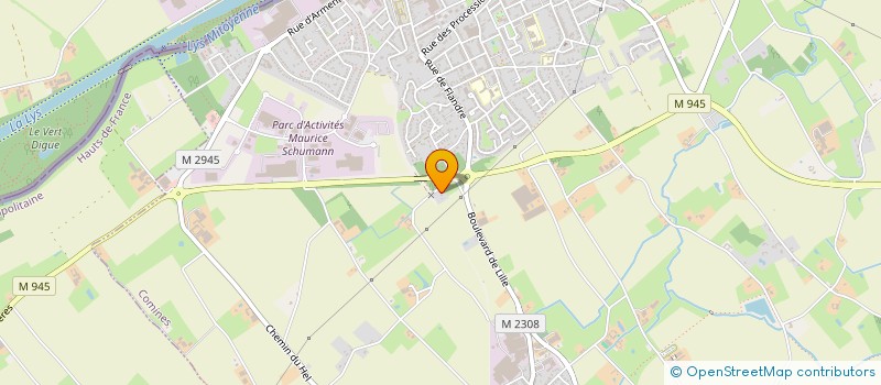 localisation de l'entreprise HOLDING ILC à COMINES