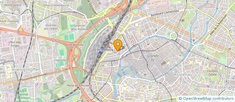 localisation de l'entreprise HOLDING ILMO  STRASBOURG