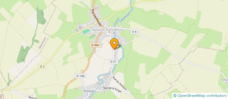 localisation de l'entreprise HOLDING IMANOV  NOVION-PORCIEN