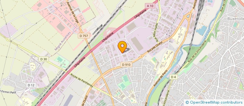 localisation de l'entreprise HOLDING IMBERT INVEST  POITIERS