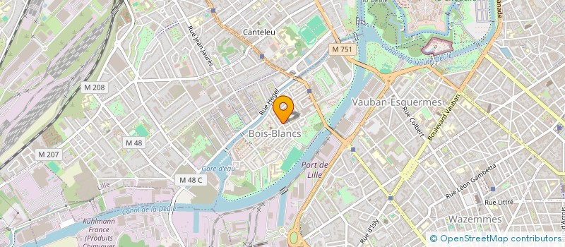 localisation de l'entreprise HOLDING IMMO à LILLE