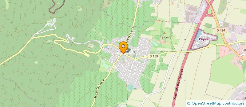 localisation de l'entreprise HOLDING IMMOBILIERE DE HATTENBERG  KINTZHEIM