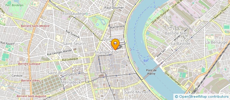 localisation de l'entreprise HOLDING IMMOBILIERE ZACK  BORDEAUX