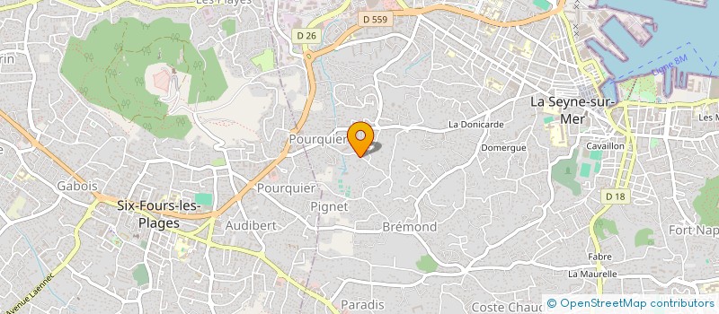 localisation de l'entreprise HOLDING INCARDONA  LA SEYNE-SUR-MER