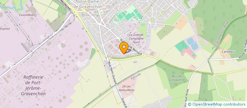 localisation de l'entreprise HOLDING INEXCO GROUPE  PORT-JEROME-SUR-SEINE