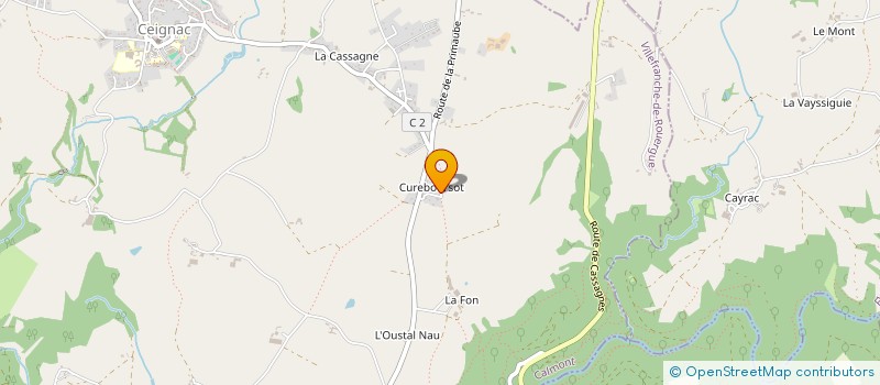 localisation de l'entreprise HOLDING INL  CALMONT