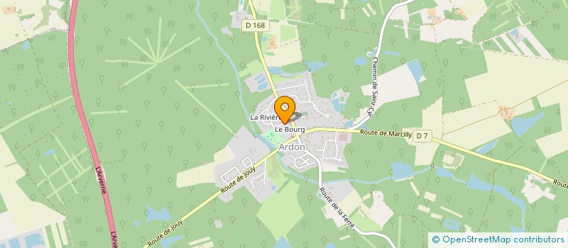 localisation de l'entreprise HOLDING INOFI  ARDON