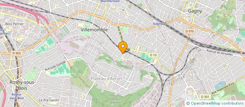 localisation de l'entreprise HOLDING INVEST AVENIR à VILLEMOMBLE