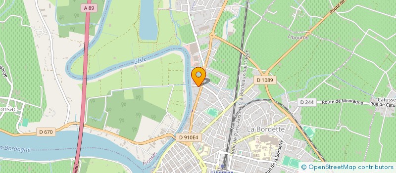 localisation de l'entreprise HOLDING INVESTECRIN à LIBOURNE