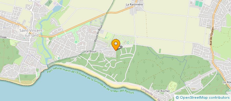 localisation de l'entreprise HOLDING INVESTFB  LONGEVILLE-SUR-MER