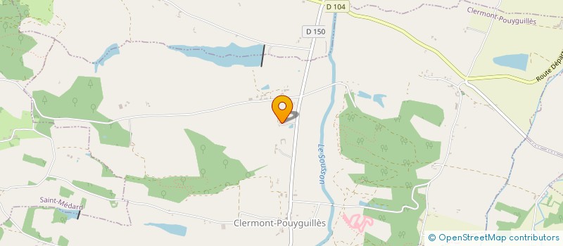 localisation de l'entreprise HOLDING INVESTINNEO  CLERMONT-POUYGUILLES